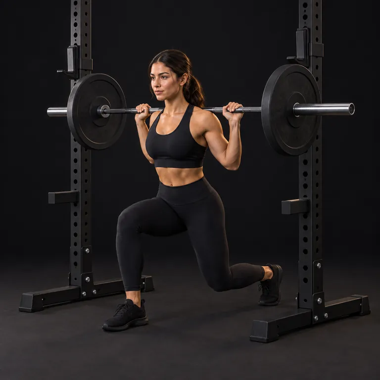 Barbell Reverse Lunge