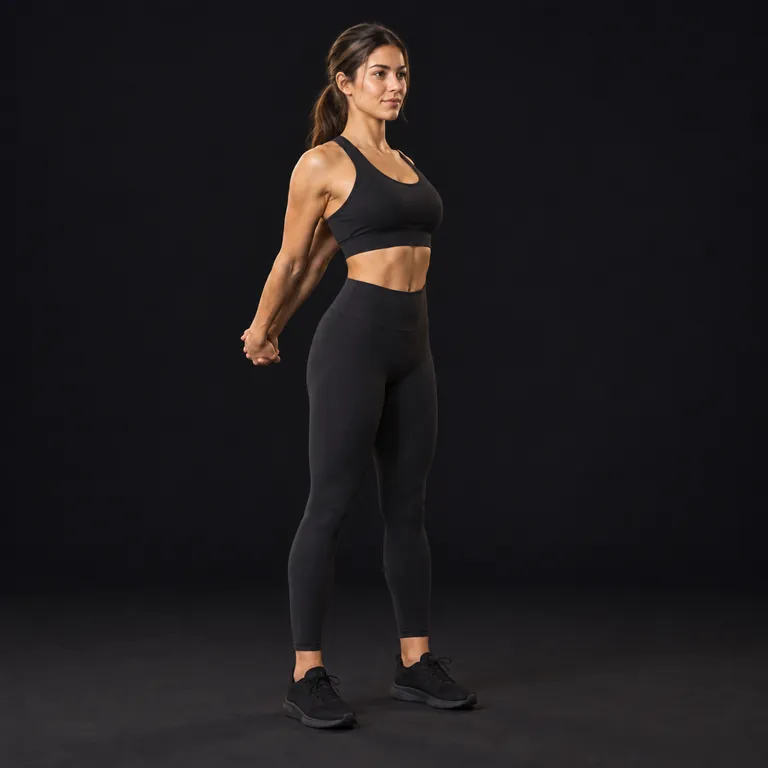 Clasped-Hands Chest Stretch