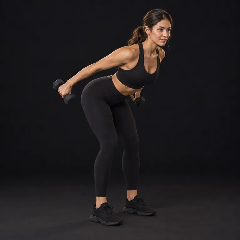 Dumbbell Triceps Kickback