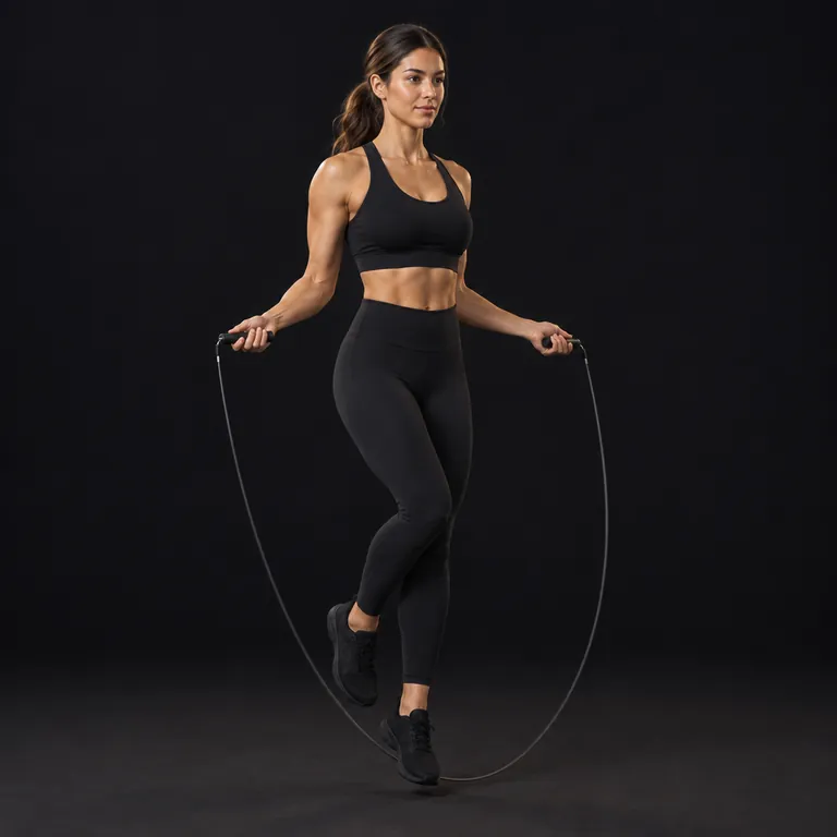 Jump Rope Alternating-Foot Skip