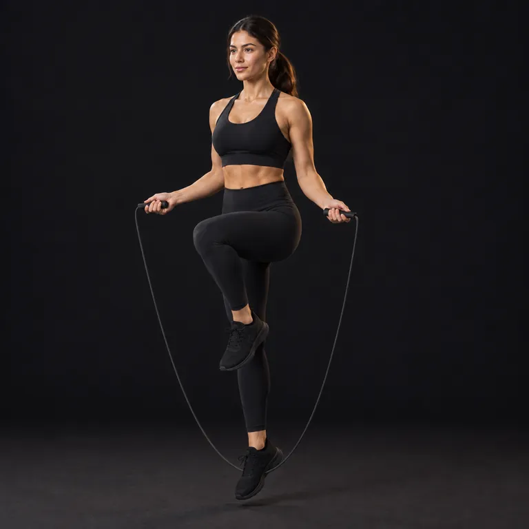 Jump Rope High-Knee Skip