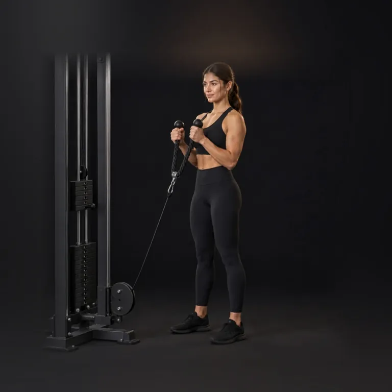 Cable Rope Hammer Curl