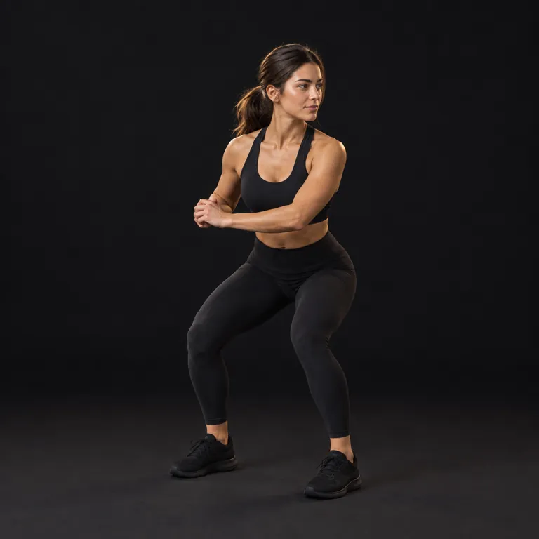 Rotational Jump Squat