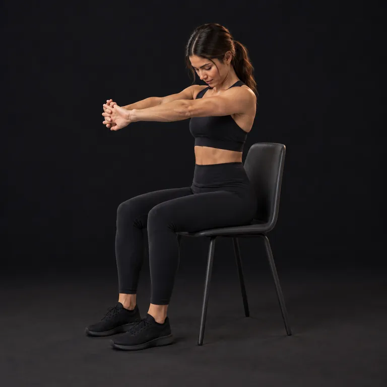 Seated Upper-Back Reach