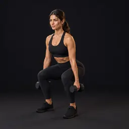 Dumbbell Suitcase Squat