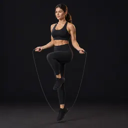 Jump Rope High-Knee Skip
