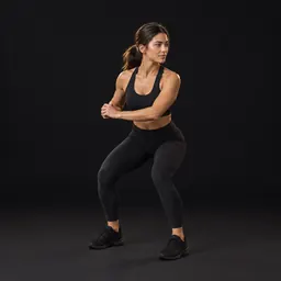 Rotational Jump Squat