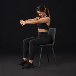 Seated Upper-Back Reach