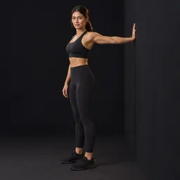 Wall Front Shoulder Stretch